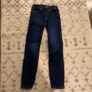 Kids Abercrombie high-rise super skinny blue jeans